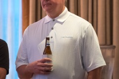 The folks from Pinkerton Tobacco have their kickoff dinner at the Osteria Pronto restaurant at the JW Mariott Indianapolis on May 27th 2017