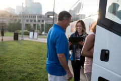 The folks from Pinkerton Tobacco executives and their contest winners go to the Indianapolis 500 before doing double duty by going to the Coke 600 in Charlotte.  Event done by x9 promotions out of Las Vegas.