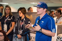 The folks from Pinkerton Tobacco executives and their contest winners go to the Indianapolis 500 before doing double duty by going to the Coke 600 in Charlotte.  Event done by x9 promotions out of Las Vegas.