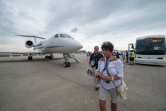 The folks from Pinkerton Tobacco executives and their contest winners go to the Indianapolis 500 before doing double duty by going to the Coke 600 in Charlotte.  Event done by x9 promotions out of Las Vegas.