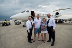 The folks from Pinkerton Tobacco executives and their contest winners go to the Indianapolis 500 before doing double duty by going to the Coke 600 in Charlotte.  Event done by x9 promotions out of Las Vegas.