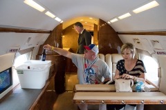 The folks from Pinkerton Tobacco executives and their contest winners go to the Indianapolis 500 before doing double duty by going to the Coke 600 in Charlotte.  Event done by x9 promotions out of Las Vegas.