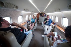 The folks from Pinkerton Tobacco executives and their contest winners go to the Indianapolis 500 before doing double duty by going to the Coke 600 in Charlotte.  Event done by x9 promotions out of Las Vegas.