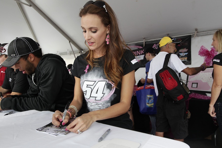 at Charlotte Motor Speedway in Concord, North Carolina on October 11, 2013.